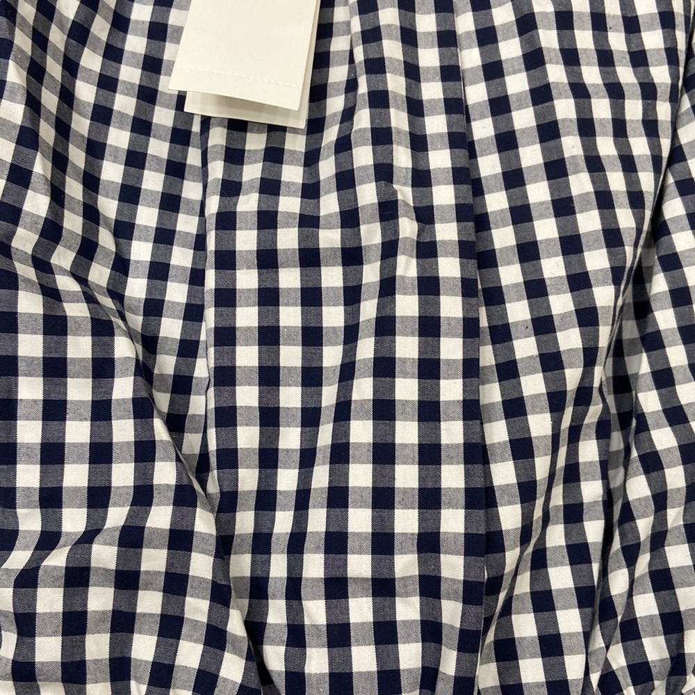 🛍️Tory Burch Gingham Romper. Blue and white. Size XS. NWT - Picture 12 of 12